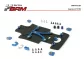 BRM037-K2 512M 1:24 Scale complete white kit with an all metal chassis